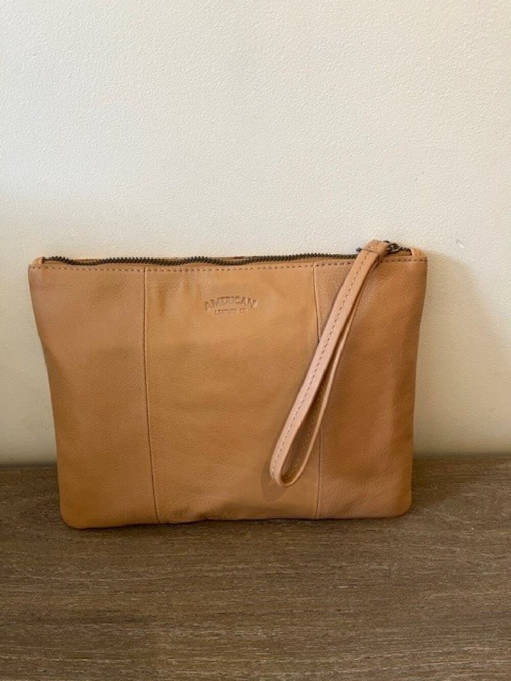American Leather Co. Dover Monogram Wristlet - Picture 2 of 9
